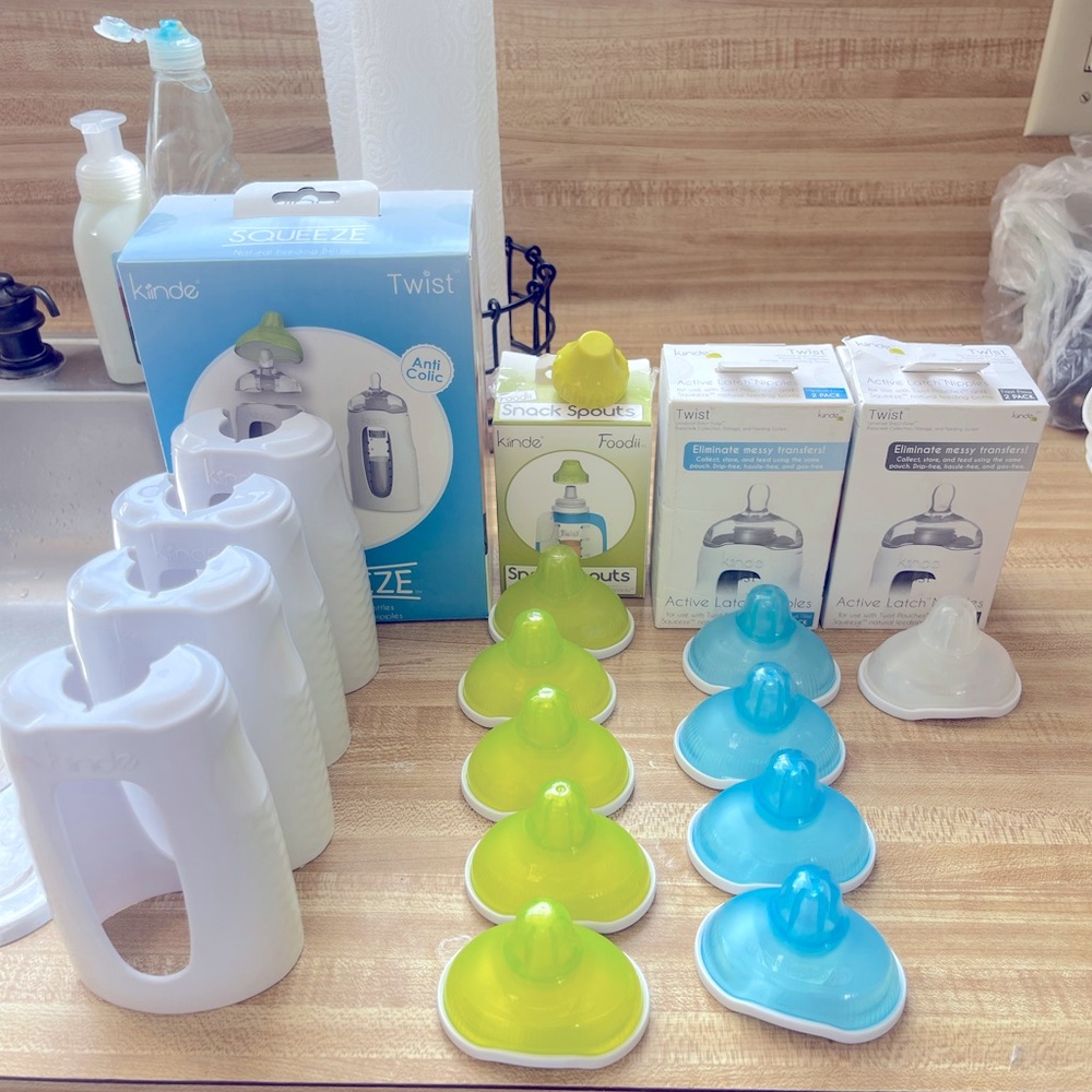 Kiinde bottles and accessories